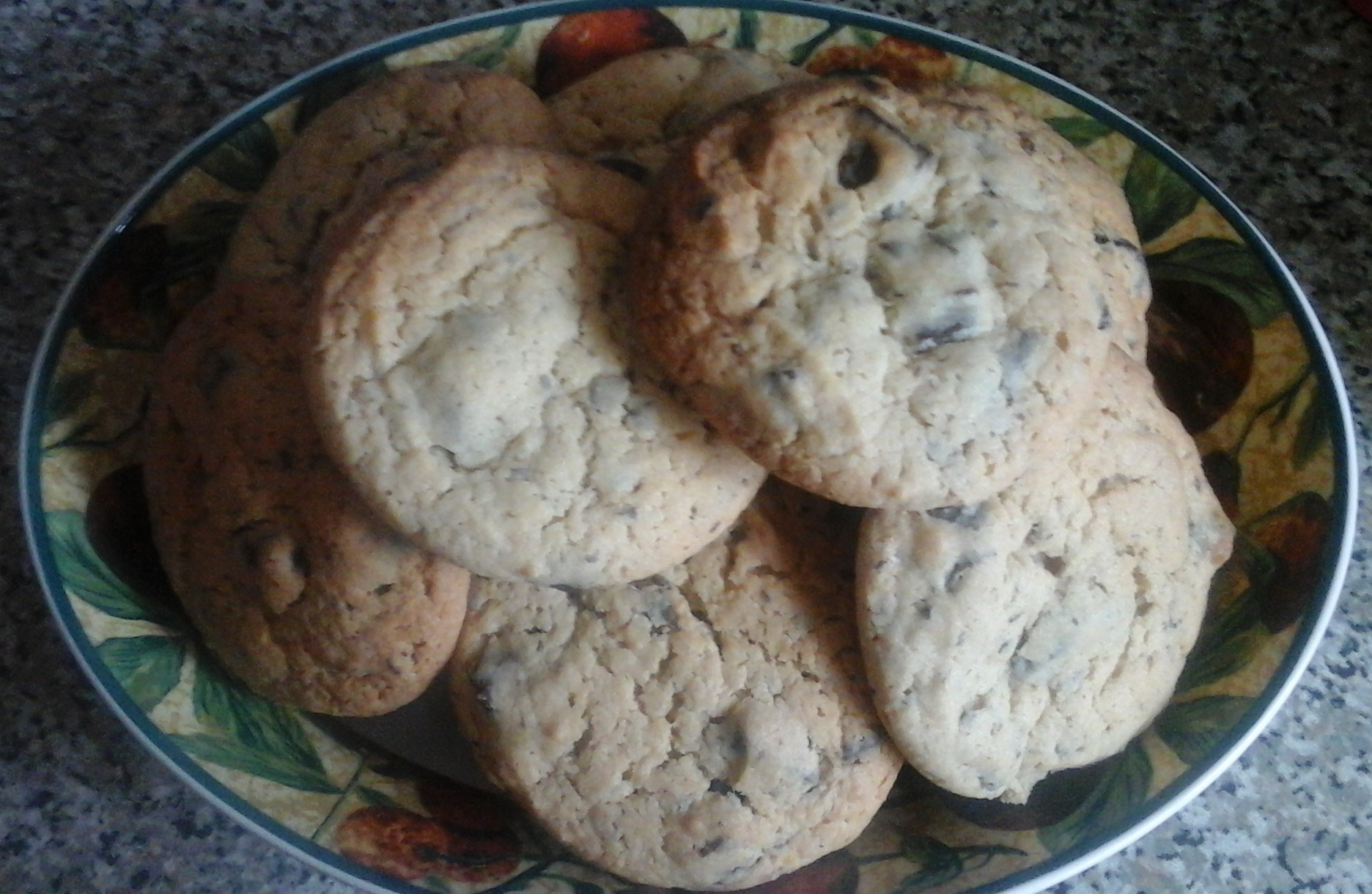 Chocolate Chip Cookies from Linda McCartney recipe, altered slightly